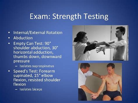 advanced tests for shoulder labral tear|o'brien's test vs empty can.